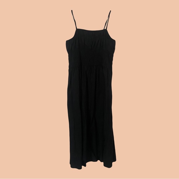h&m black maxi summer dress - size M - Picture 2 of 2